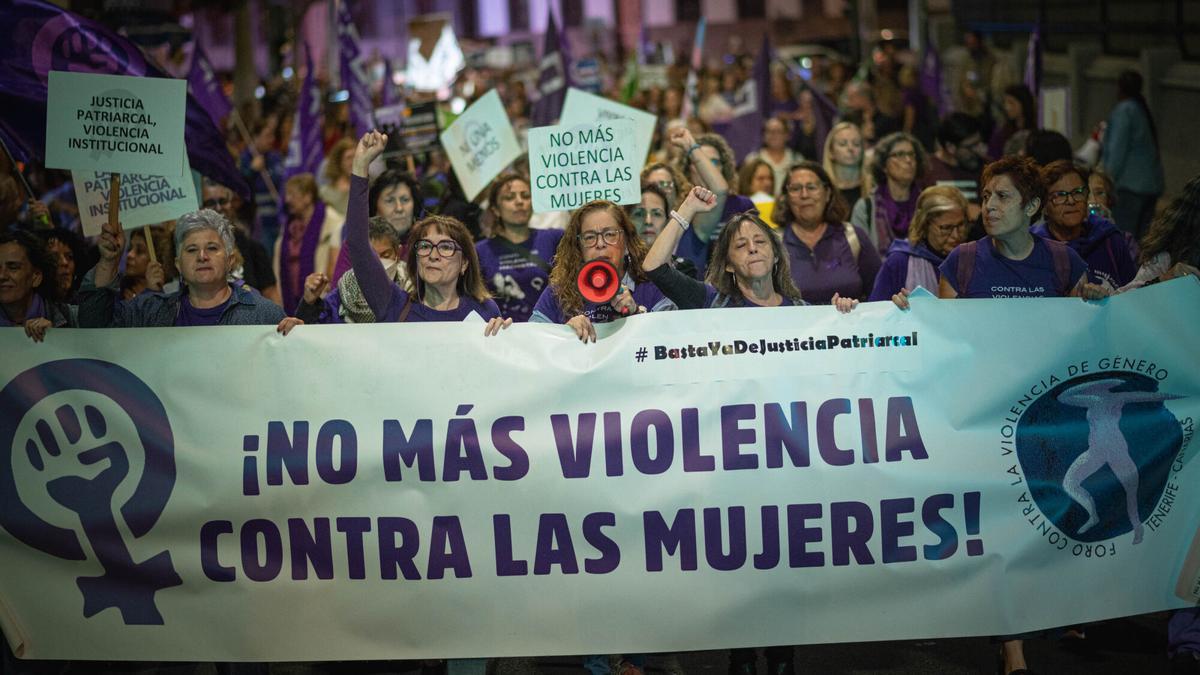 Manifestación 25N Santa Cruz de Tenerife 2025