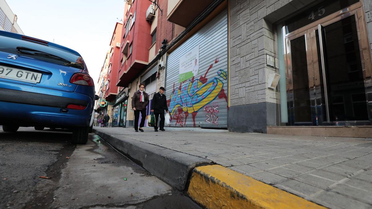Número 45 de la calle Rodrigo Rebolledo, lugar donde ocurrió el incendio de Tapicerías Bonafonte hace 50 años