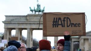 Manifestación en Berlín contra el plan antiinmigración de la extrema derecha