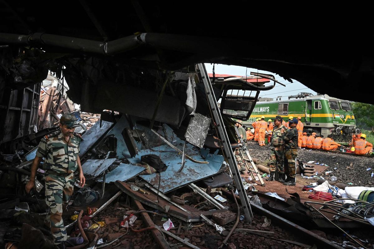 Accidente mortal de tren en la India