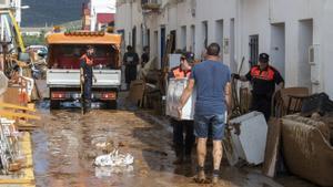 El día después de las inundaciones en Alcanar
