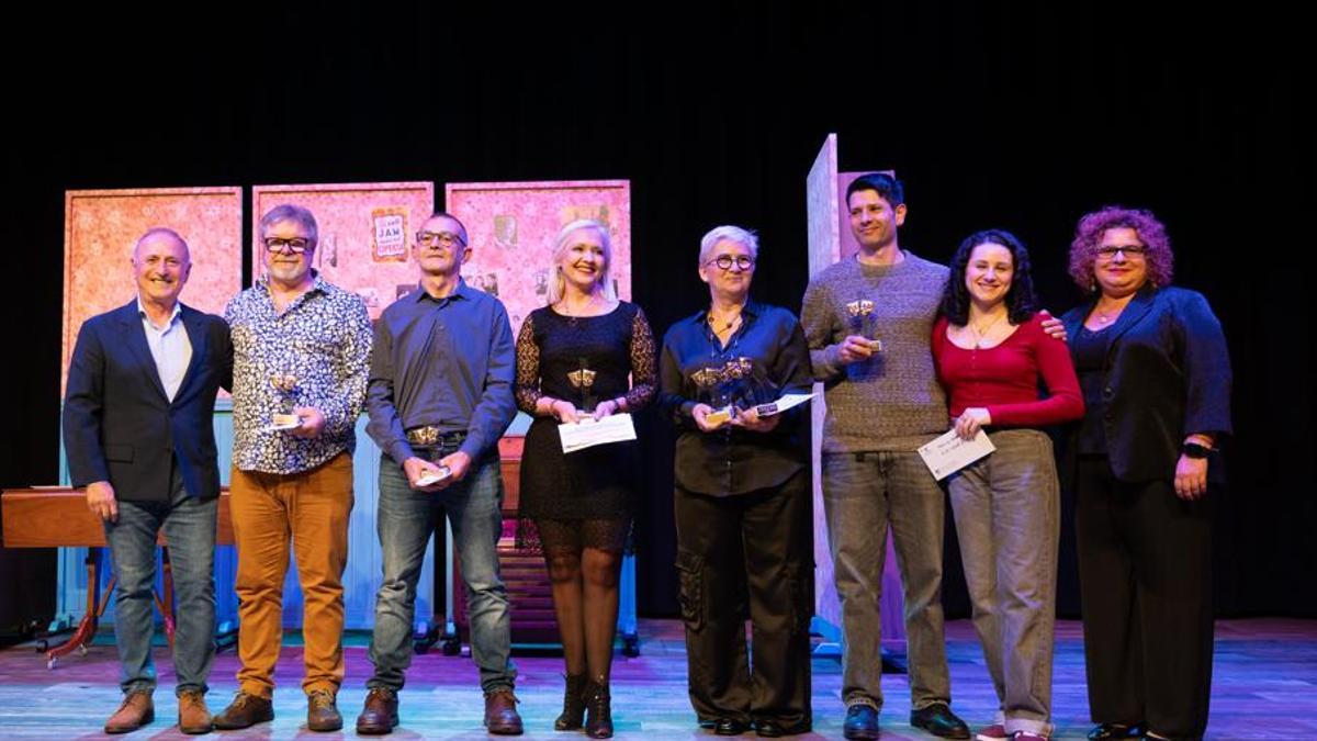 Entrega de los galardones.