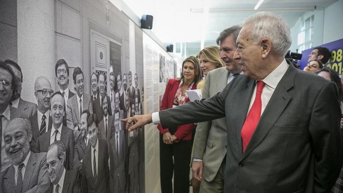 El ministro de Exteriores, José Manuel García Margallo, en la Casa Asia de Barcelona, este jueves, 13 de marzo.