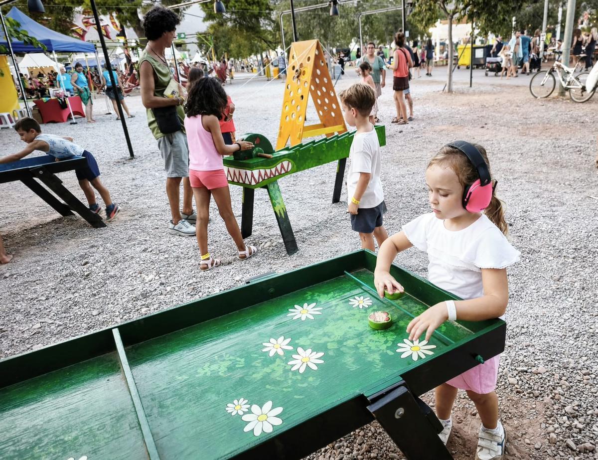 Las actividades infantiles no faltan en el recinto.