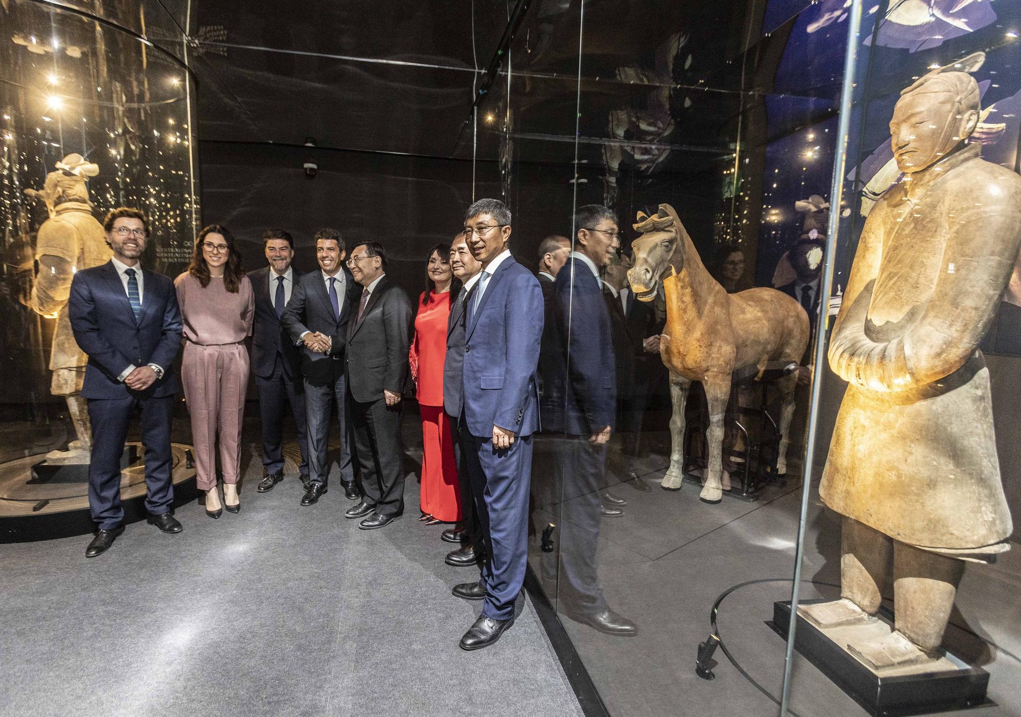 La inauguración de la exposición El legado de las dinastías Qin y Han. Los guerreros de Xian