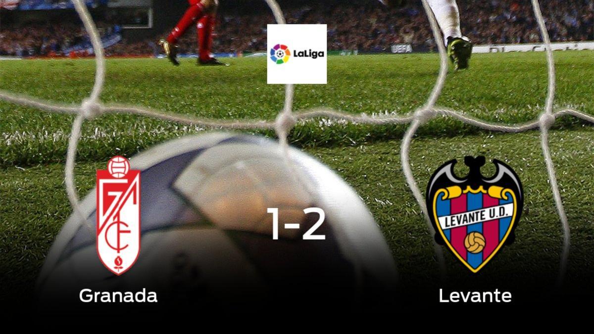 El Levante logra una trabajada victoria ante el Granada (1-2)