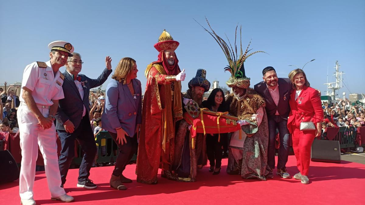 Llegada de los Reyes Magos a Las Palmas de Gran Canaria