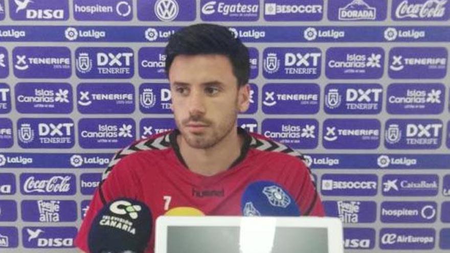 Javi Muñoz, en la sala de prensa de El Mundialito.