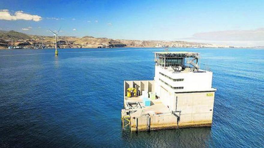 La Plataforma Oceánica de Canarias en aguas de Gran Canaria.