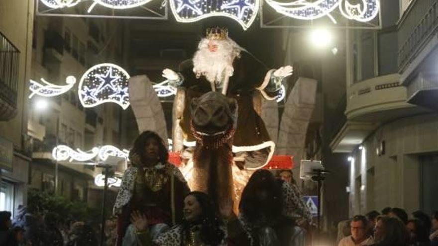 Un momento de la Cabalgata de Reyes de la semana pasada en Crevillent.