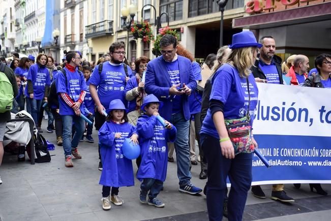 Marcha azul para celebrar el Dia Mundial de ...