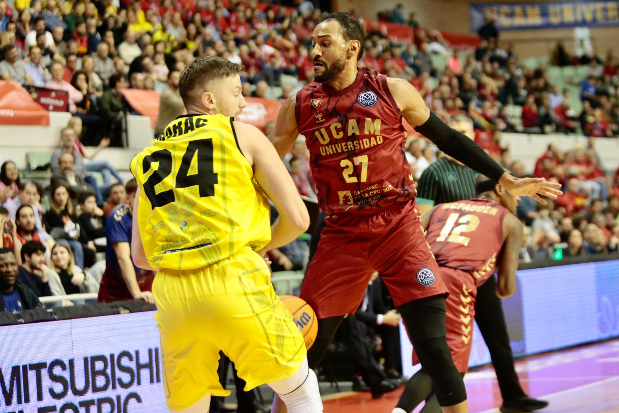 Las imágenes del partido UCAM Murcia - Falco Vulcano