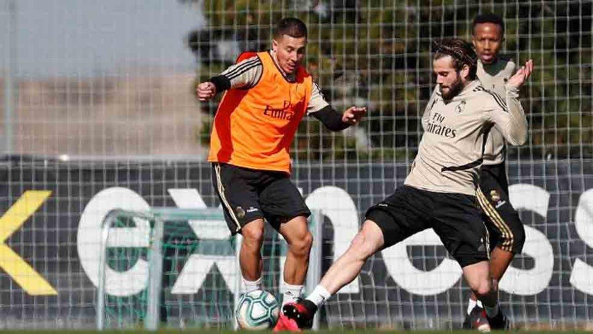 Bale participó en el entrenamiento