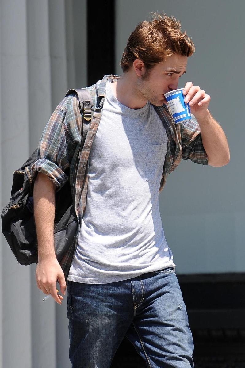 Robert Pattinson rodando Remember me'