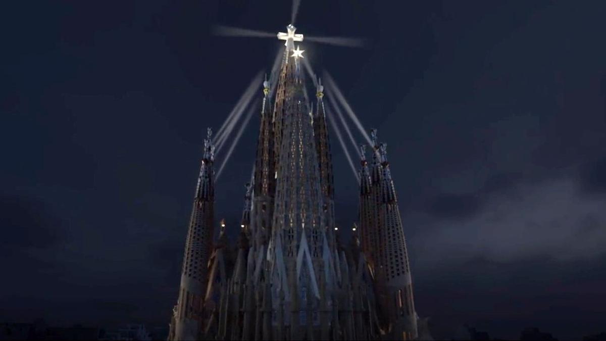 Imagen virtual de La Sagrada Familia
