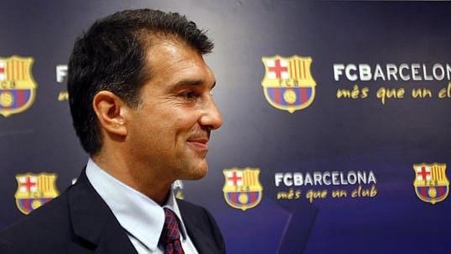 Joan Laporta, presidente del Barcelona.