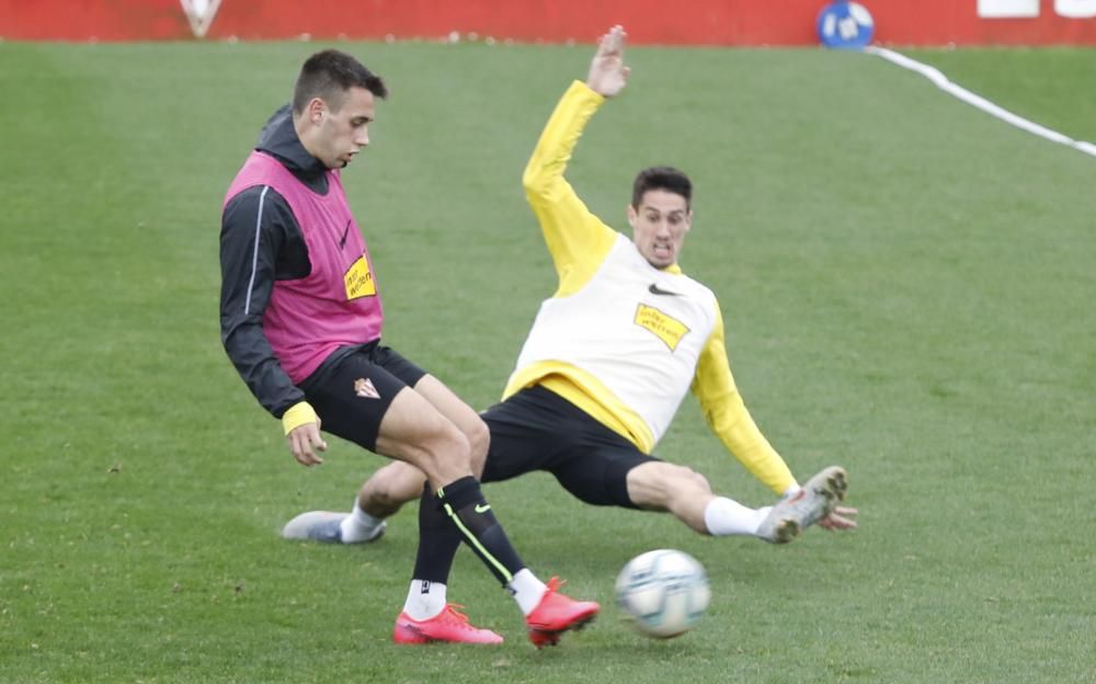 Entrenamiento del Sporting