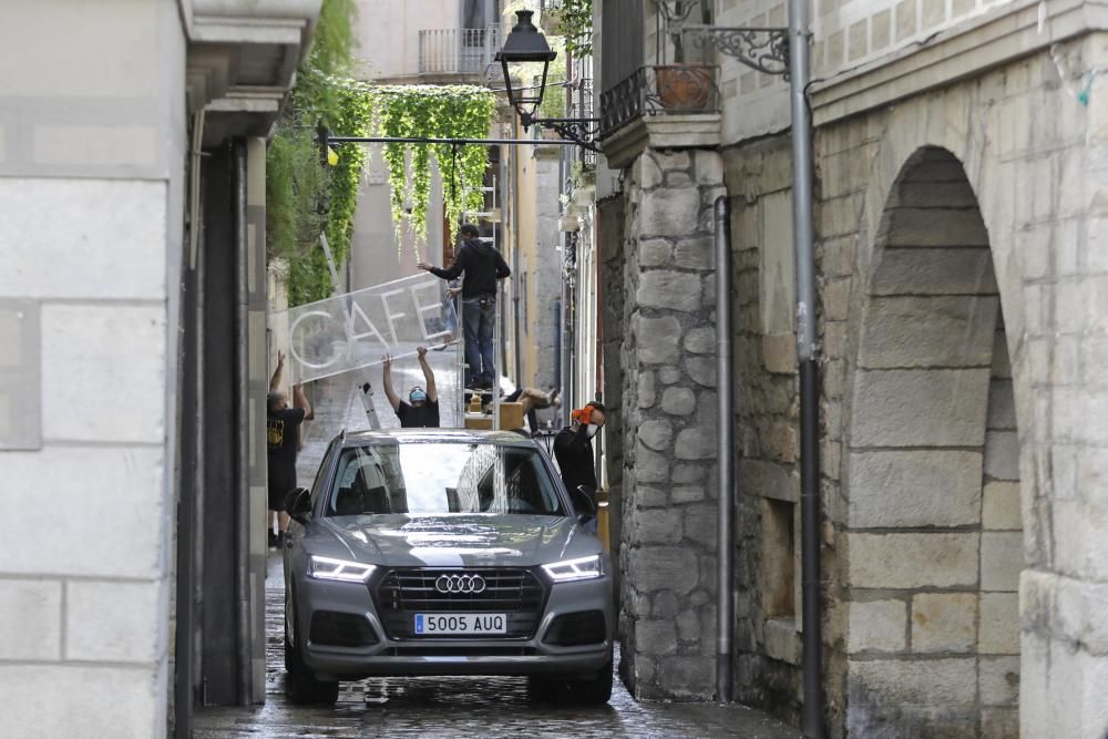 Rodatge d'un anunci a Girona