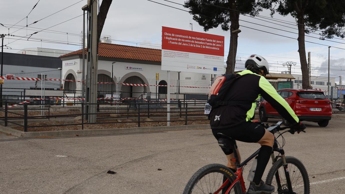 Comencen les obres de la línia 2 que deixaran Fuente del Jarro sense metro durant 11 dies