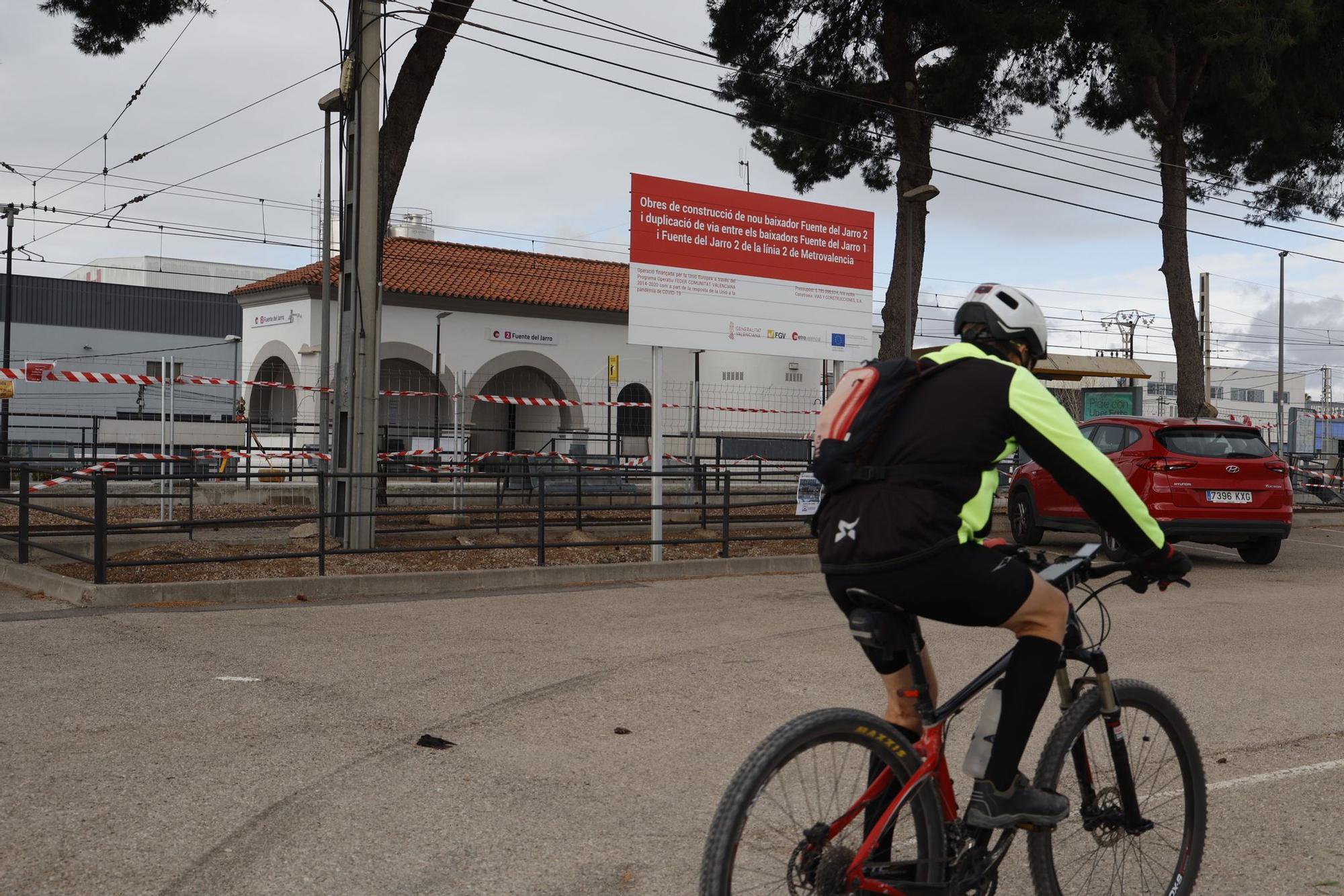 Comienzan las obras de la L2 que dejará sin metro durante 11 días a Fuente del Jarro