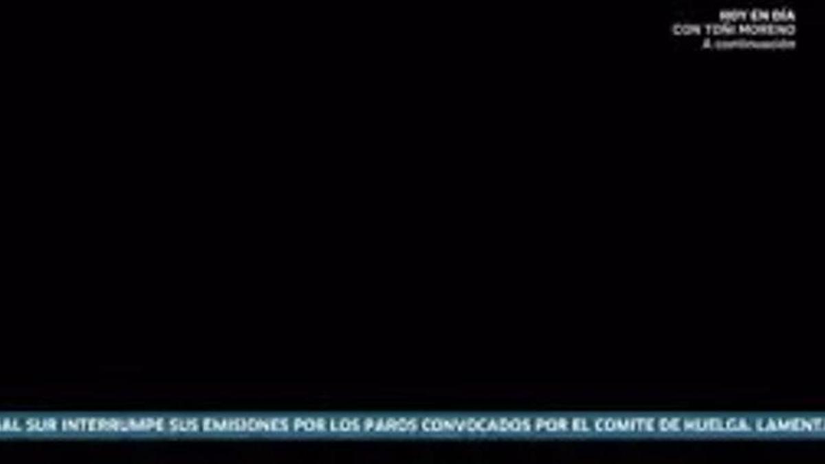 Imagen de Canal Sur con fundido a negro.