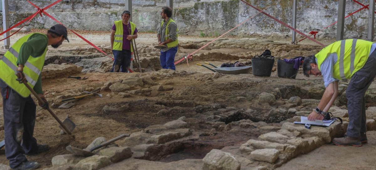 Trabajos de excavación realizados en la zona. | I. Abella