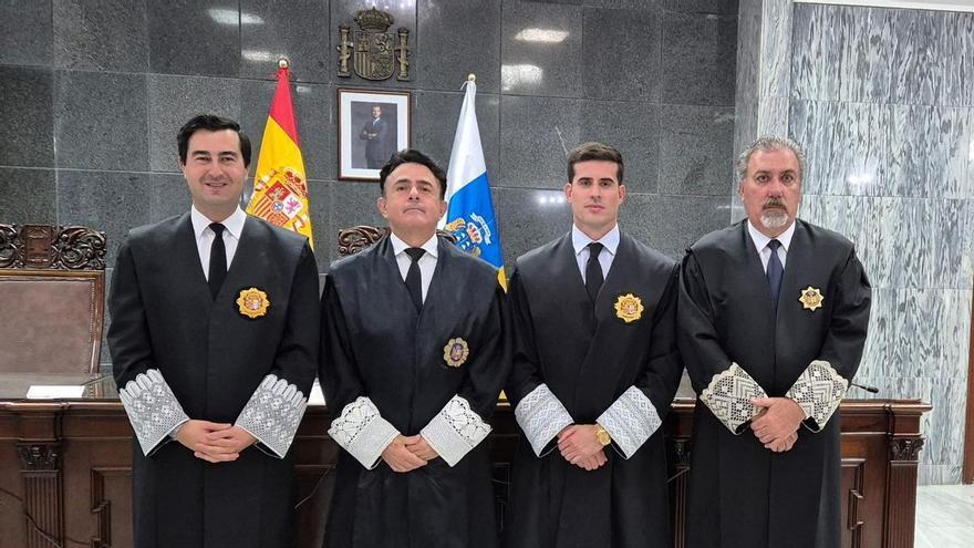 Dos jueces ascienden a magistrados en un acto en recuerdo de Manuel Alcaide, expresidente del Tribunal Superior de Justicia de Canarias