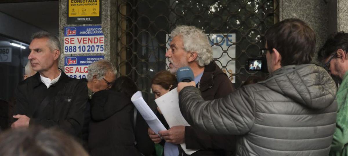 Vista parcial del acto de ayer en O Posío. | Roi Cruz