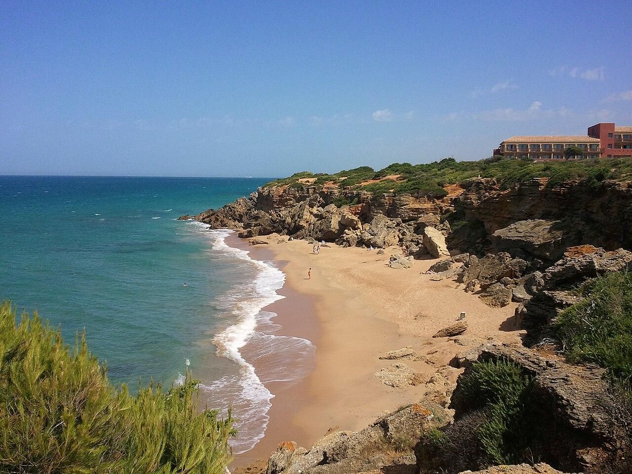 Cala del Frailecillo en Conil de la Frontera