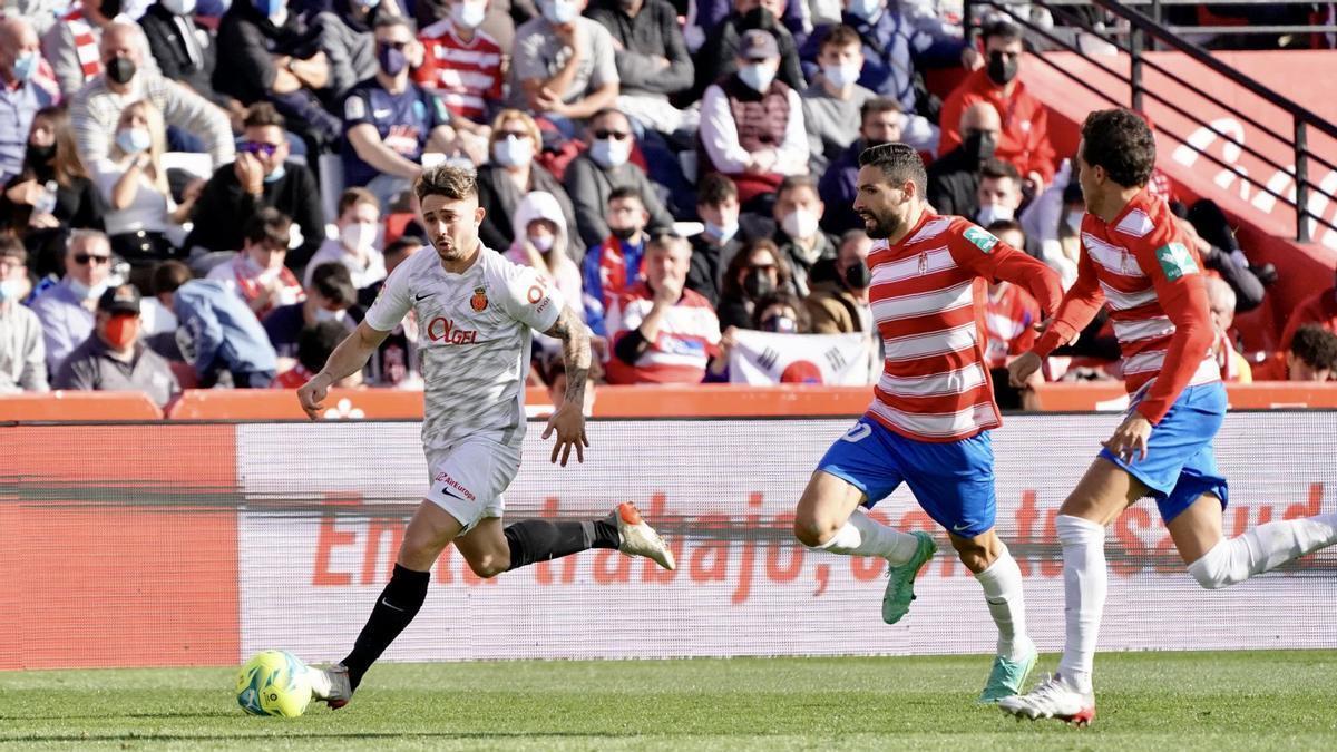 Maffeo, en el último partido de Liga en Granada.