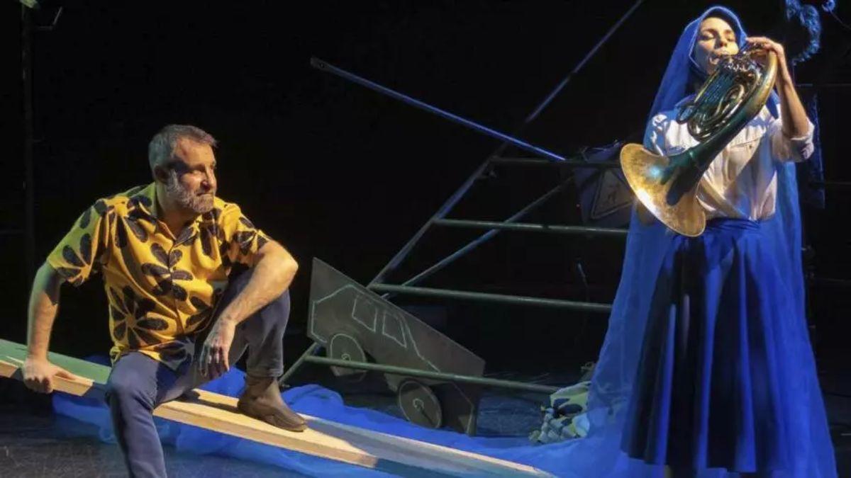 Santiago Cortegoso e Cristina Collazo en ‘Reconversión’