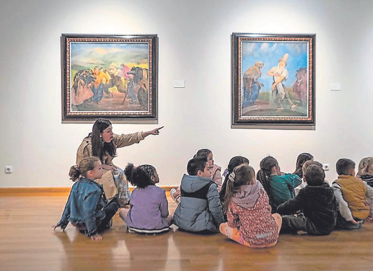 El Evaristo Valle, edén de arte en el jardín de Somió