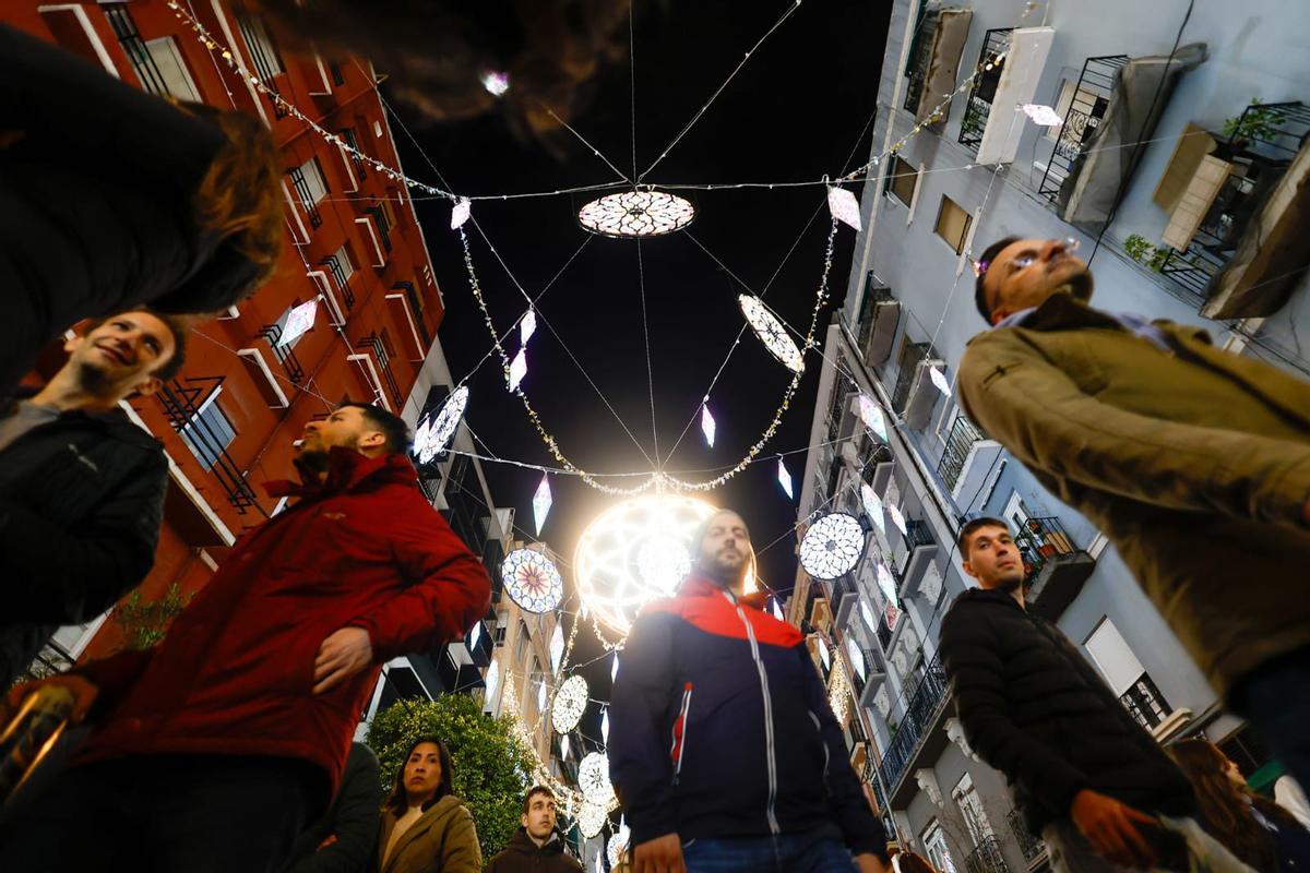 Inauguración de las luces de Sueca-Literato Azorín