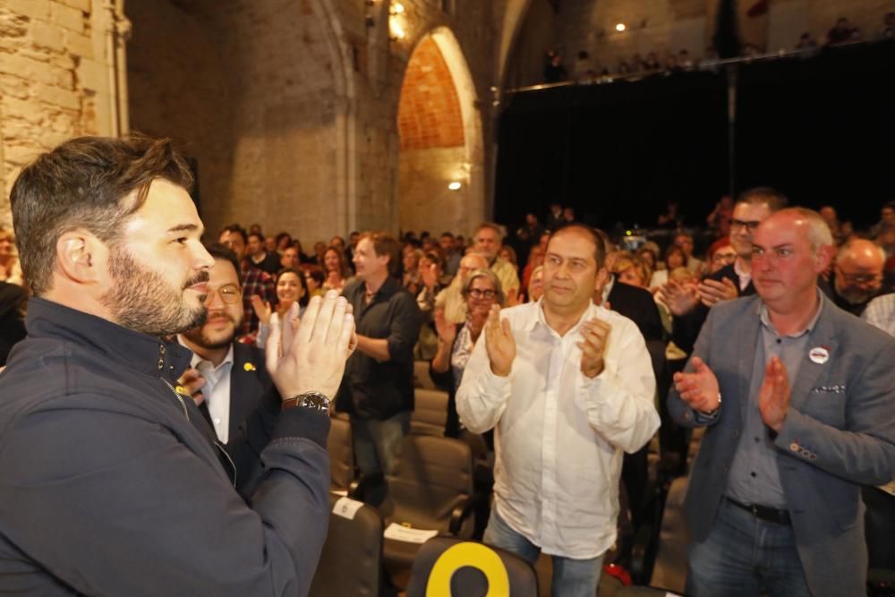 Acte central d'ERC a les eleccions generals a Girona