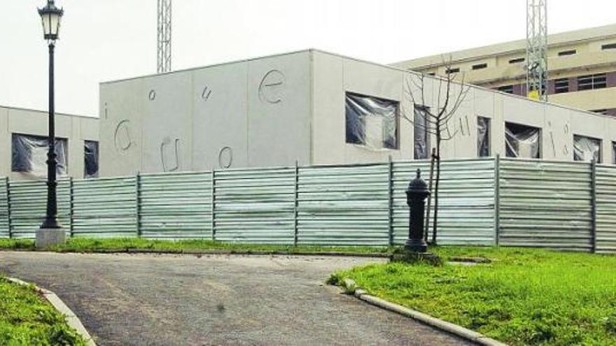 El tercer Colegio de La Corredoria, que se construye en una parcela de Prado de la Vega.