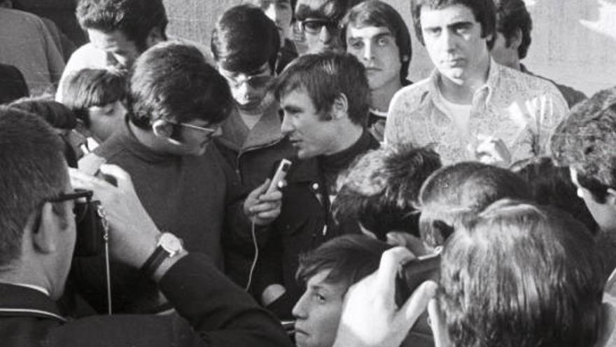 Ángel Nieto en el circuito de Vistahermosa en febrero de 1970