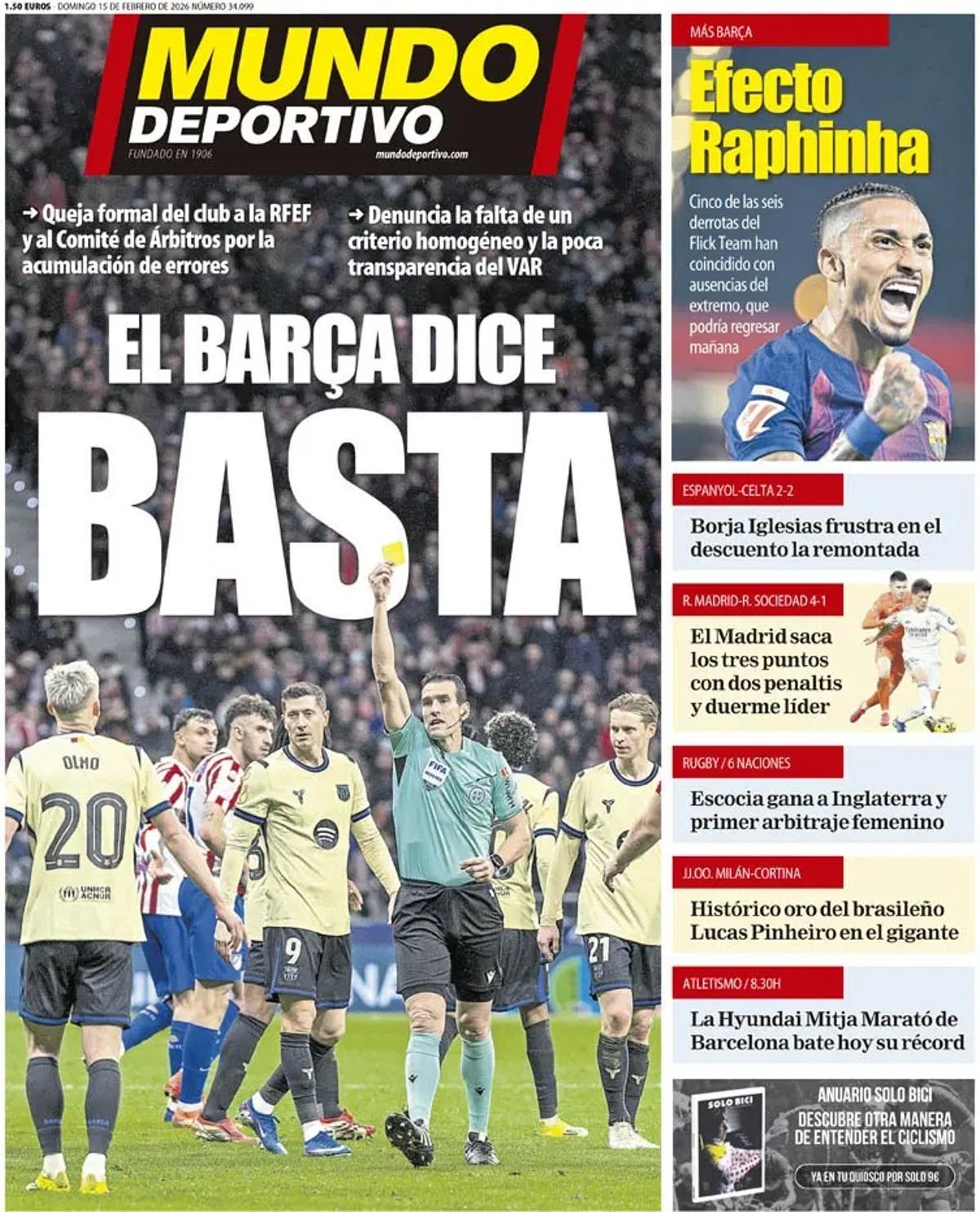 Estas son las portadas de la prensa deportiva de hoy