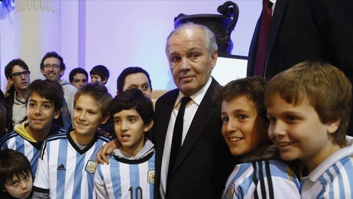 Alejandro Sabella, durante un acto celebrado en Buenos Aires.