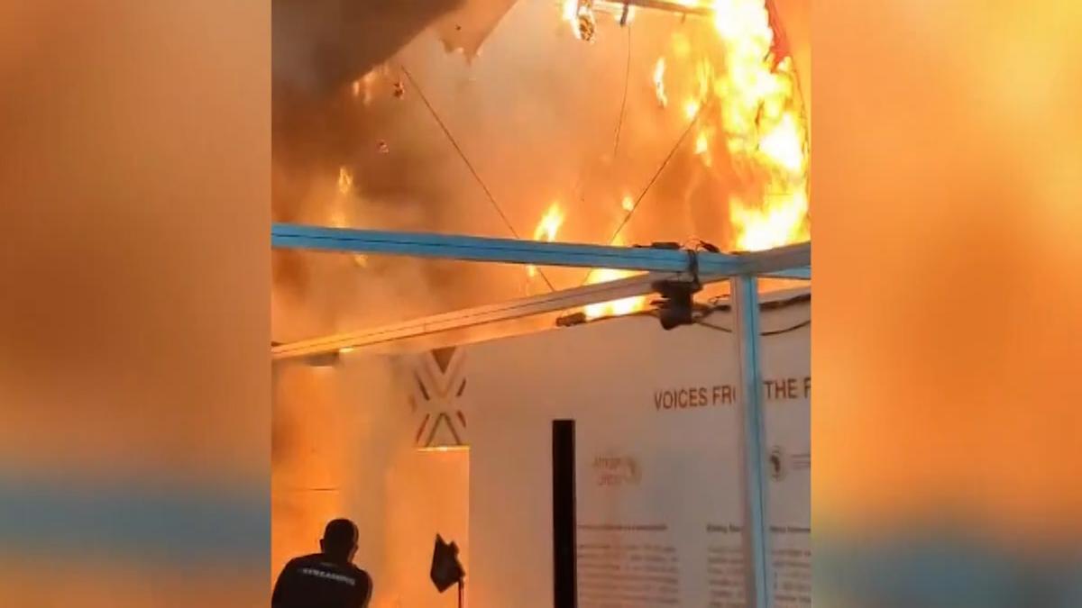 Un incendio obliga a evacuar la zona de negociaciones de la COP30