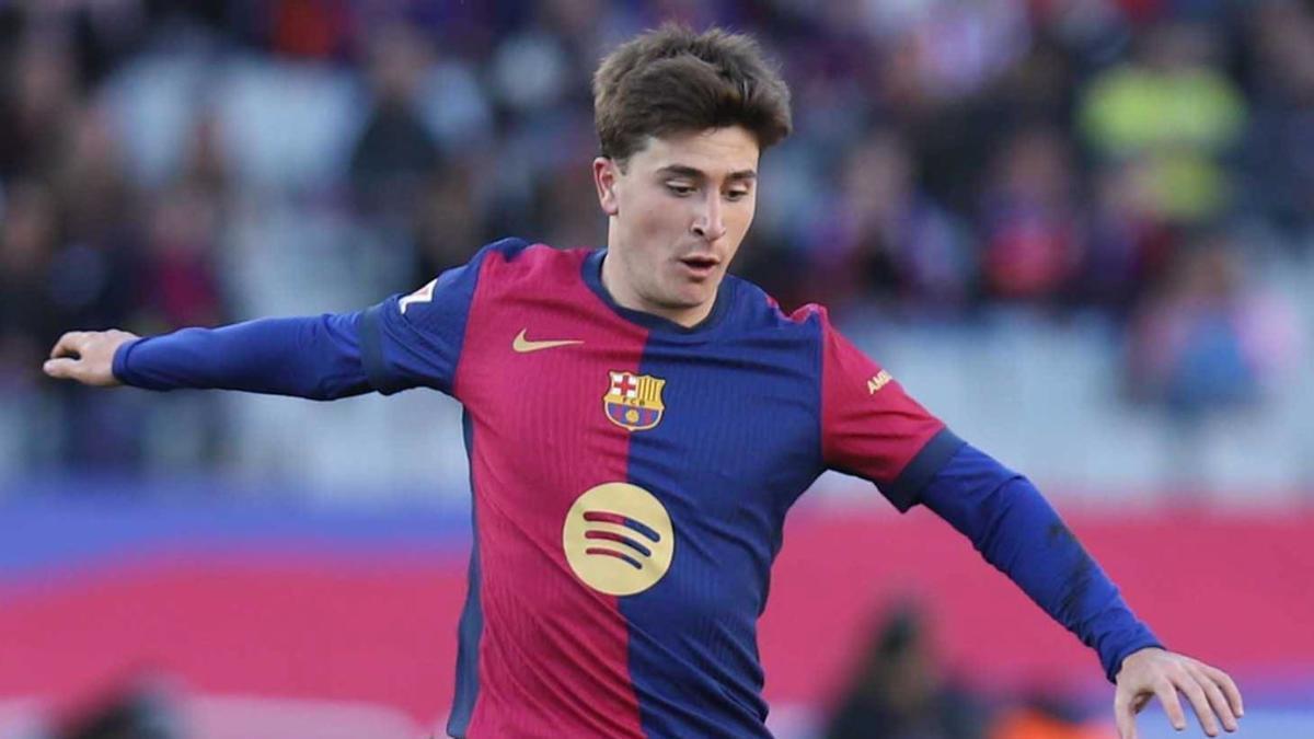 Pablo Torre, centrocampista que se ha queado sin sitio en el Barça de Flick