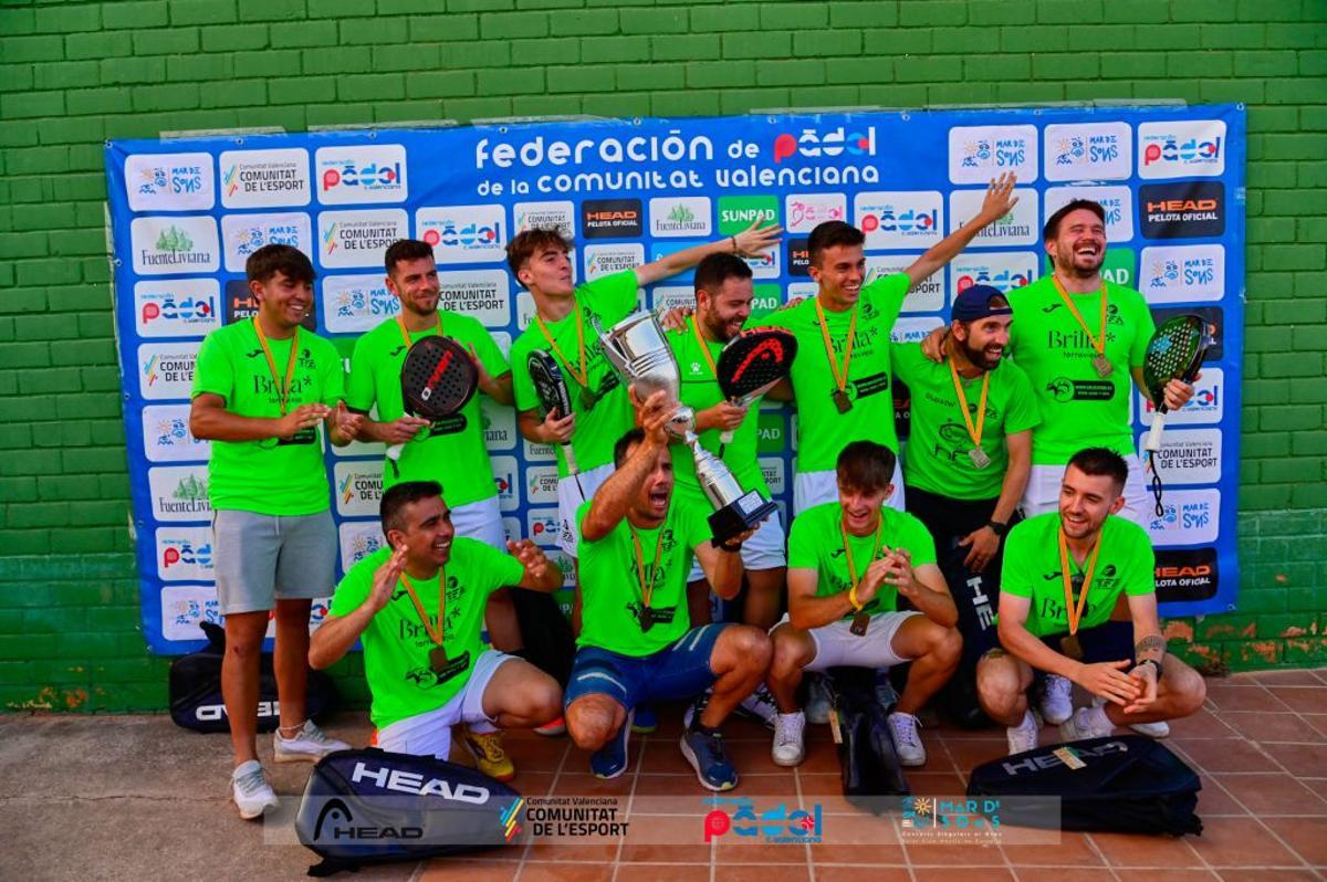 Campeones de la Primera categoría del Campeonato Autonómico por Clubes Absoluto FPCV 2022.