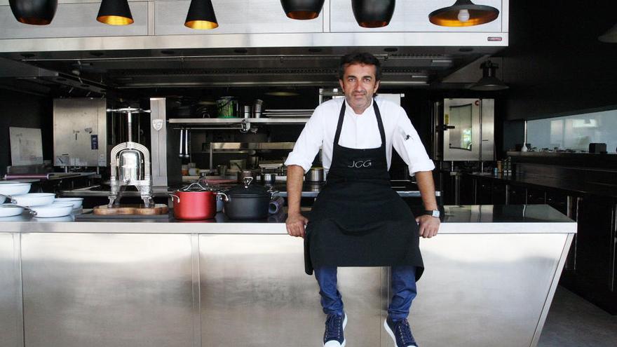 José Carlos García, en su restaurante del Muelle Uno.