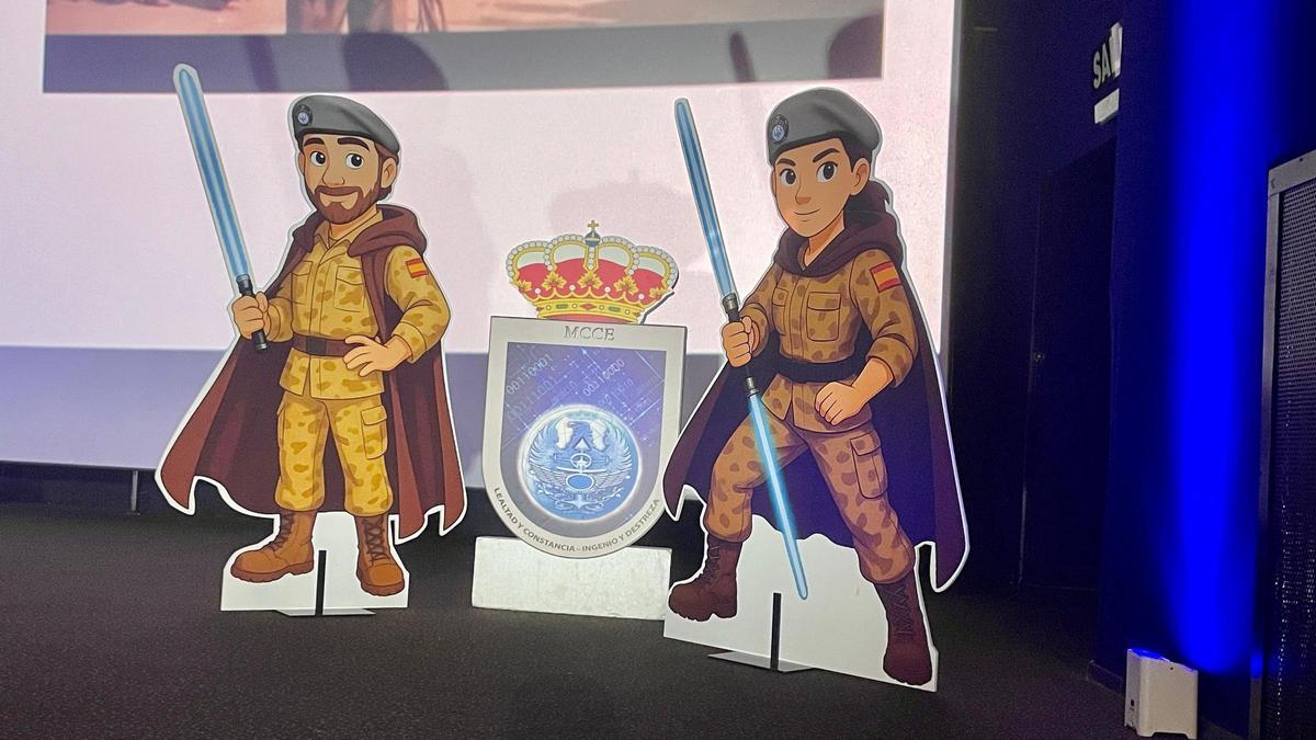 Iker y Ainara, los dos soldados del MCCE que protagonizarán un cómic promocional para adolescentes