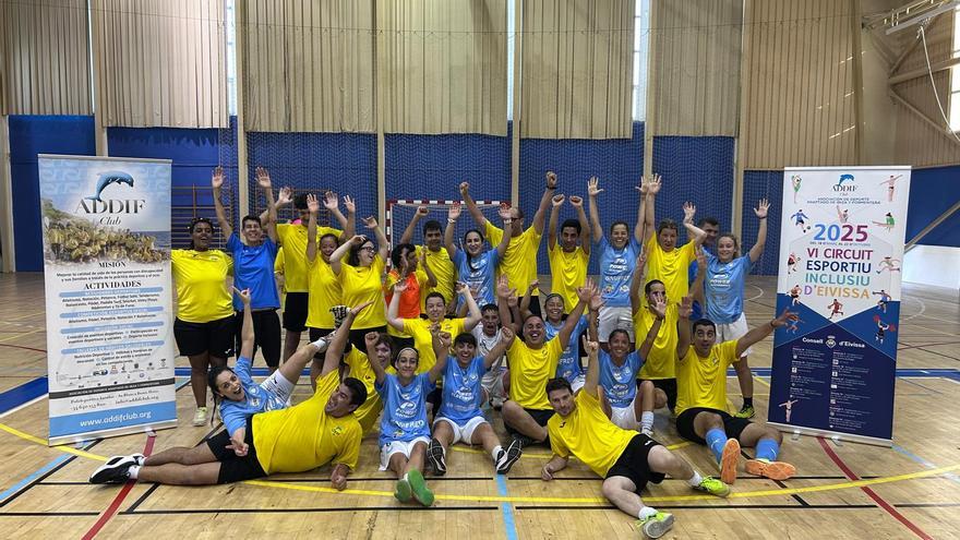 Es Viver acogió la octava Diada Inclusiva con la UD Ibiza Gasifred