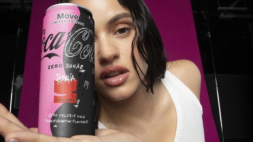 Coca-Cola y Rosalía se alían para crear una bebida de edición limitada