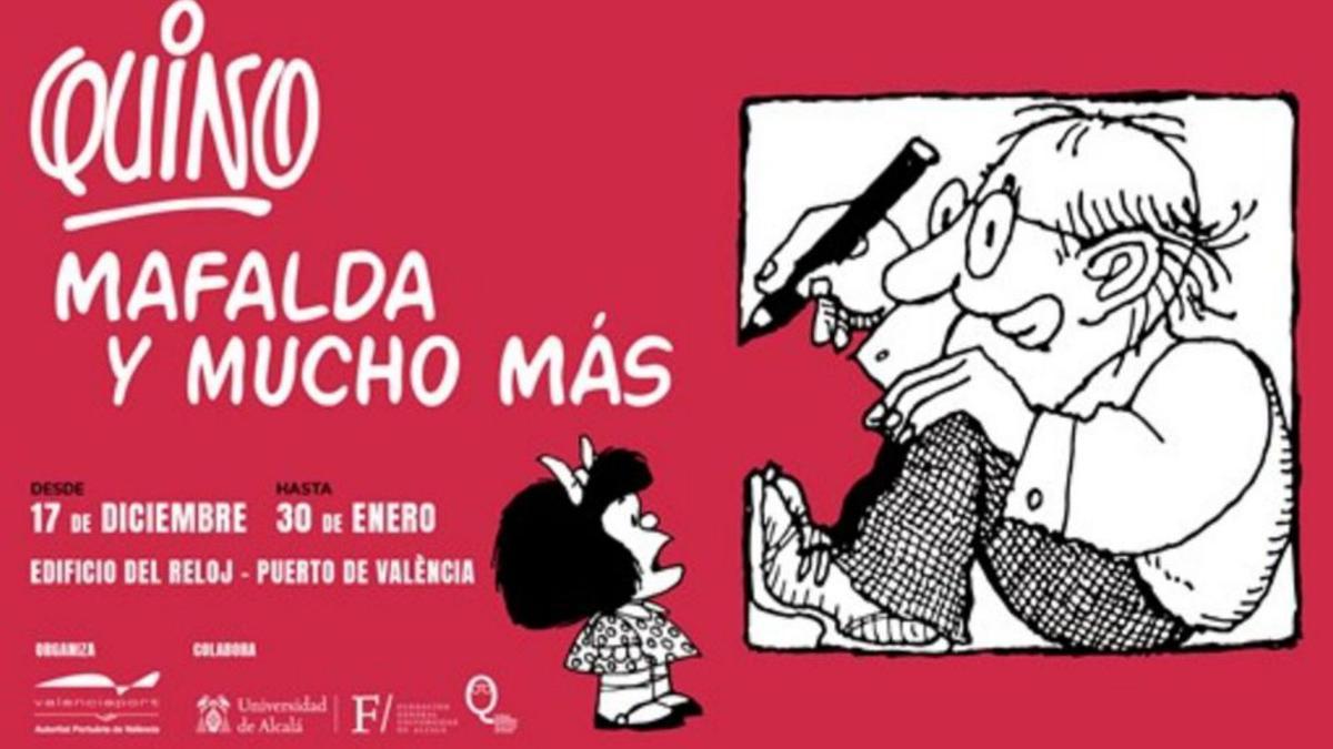 Cartel de la exposición «Quino. Mafalda y mucho más». | LEVANTE-EMV