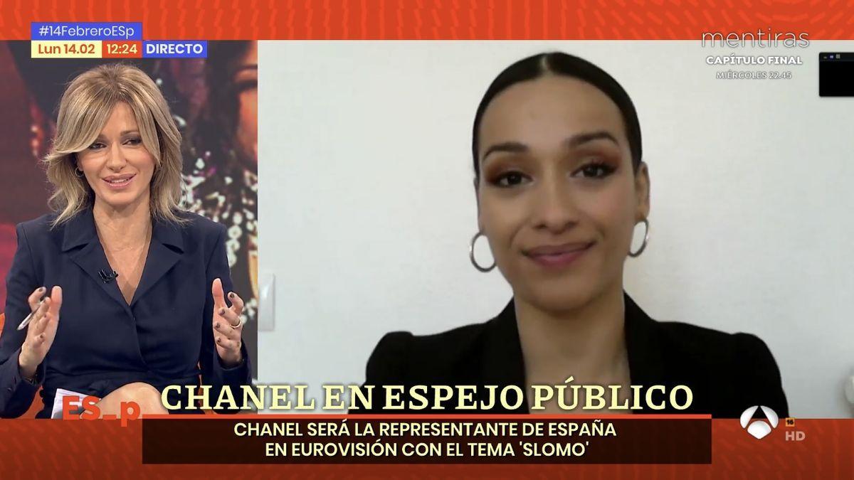 Chanel en ’Espejo Público’.