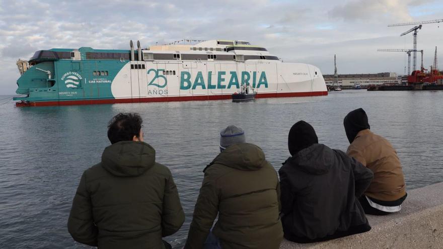 Un nuevo ferri rápido para Baleària dará trabajo dos años y medio a Armón Gijón