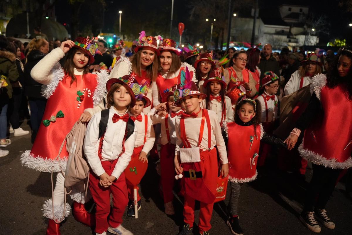 Participantes en el cortejo de la Cabalgata de La Viñuela.