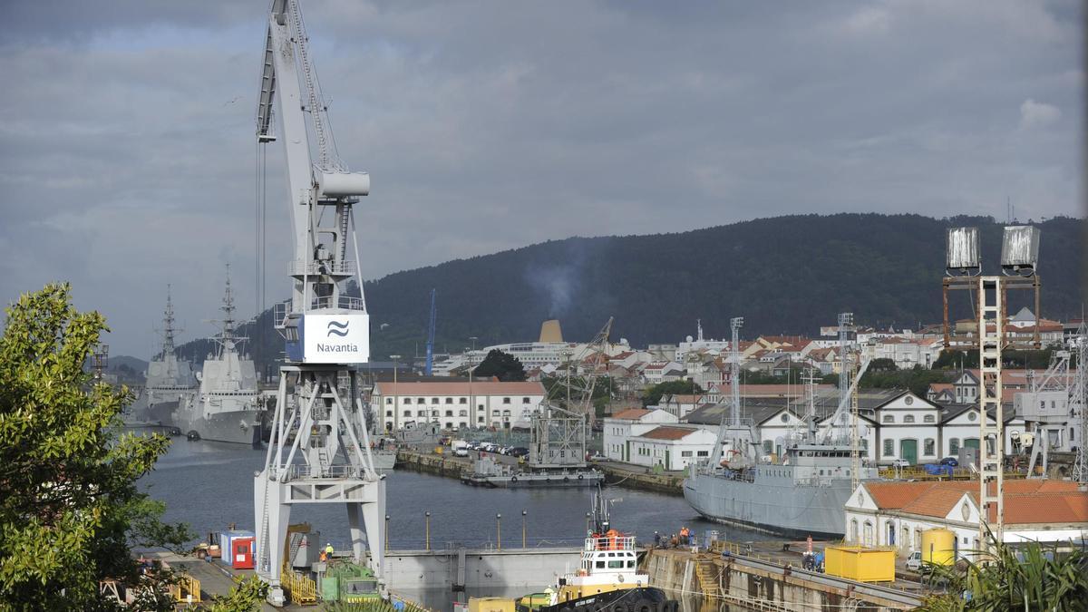 Imagen del puerto de Ferrol, la urbe con peores datos de mortalidad relacionada con la polución del aire